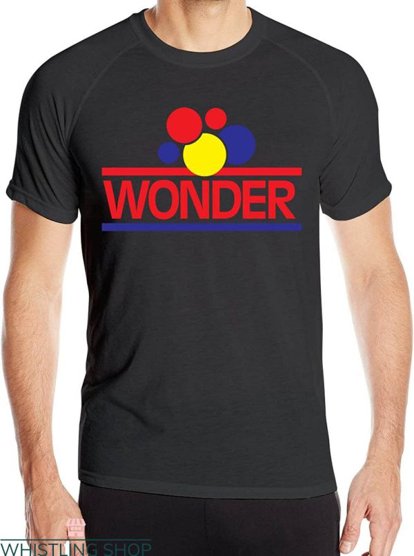 Wonder Bread T-Shirt Sporty Style Athletic Funny Logo Tee