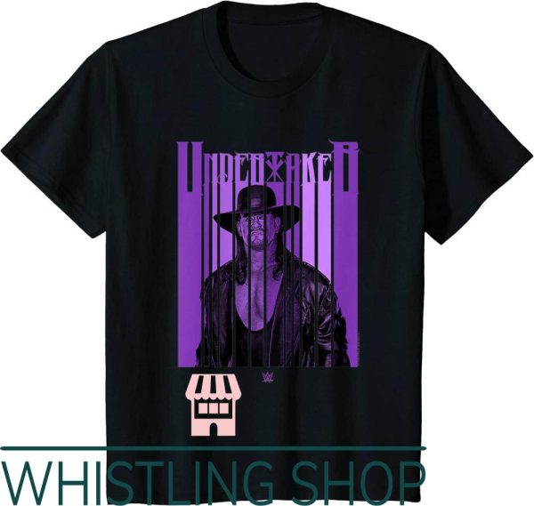 Wwe Undertaker T-Shirt Stretched Logo