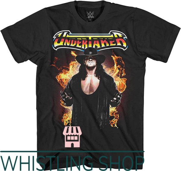 Wwe Undertaker T-Shirt The Fire Lord Of Darkness Deadman