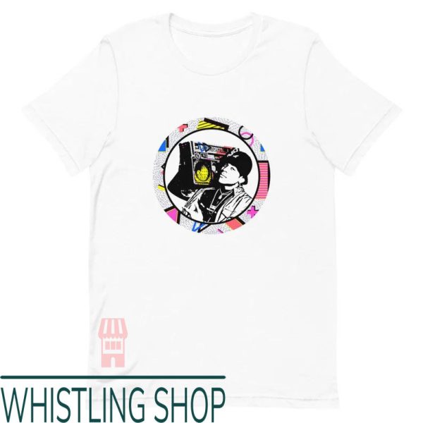 LL Cool Jay T-Shirt Colorful LL Cool Jay Portrait Logo Shirt