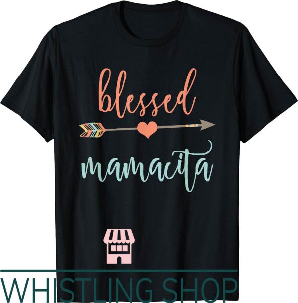 Mama Cita T-Shirt Cute Arrow Blessed Announcement