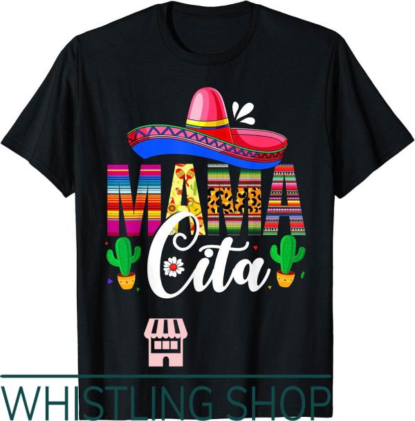 Mama Cita T-Shirt Cinco De Mayo Leopard Fiesta Mexican