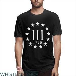 3 Percenter T-shirt 3 Percenter 1776 T-shirt