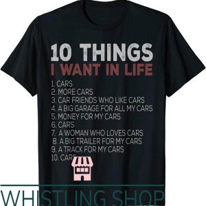 38 Special T-Shirt Things I Want In My Life Cars More