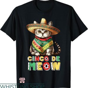 5 De Mayo T-shirt Cinco De Meow T-shirt
