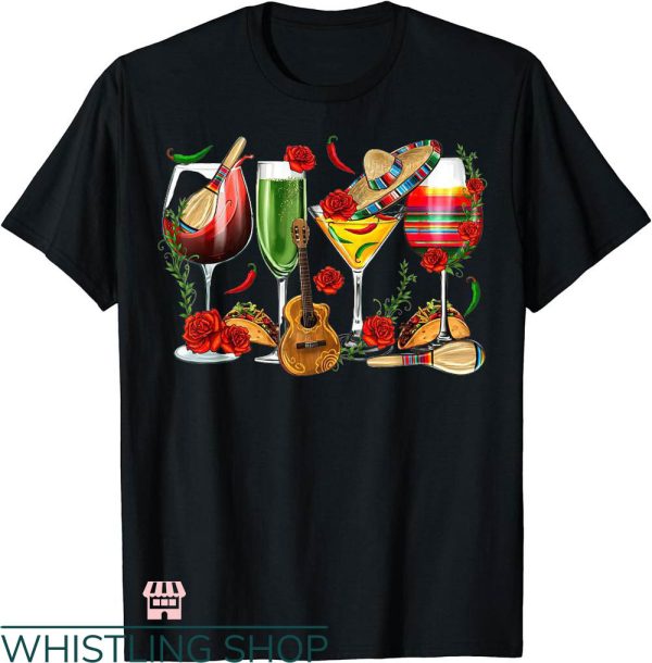 5 De Mayo T-shirt Mexico Wine Tequila Cinco De Mayo T-shirt