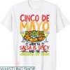 5 De Mayo T-shirt Where The Salsa Is Spicy Cinco De Mayo