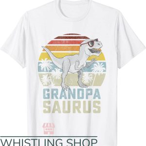 Adult Dinosaur T-Shirt Grandpasaurus T Rex Dinosaur