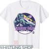 Adult Dinosaur T-Shirt Jurassic Park Retro Dinosaur