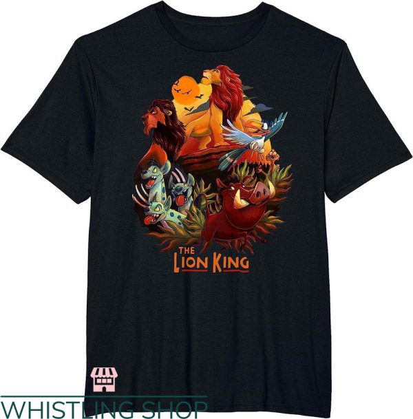 Animal Kingdom Family T-shirt Lion King Main Cast Poster