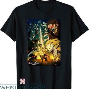 Attack On Titan Map T-shirt Attack On Titan Season 4 T-shirt