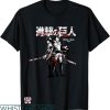 Attack On Titan Map T-shirt Levi And Eren Blood T-shirt