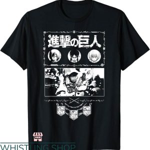 Attack On Titan Map T-shirt Ornate Collage T-shirt