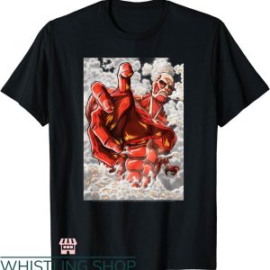 Attack On Titan Map T-shirt Reaching Colossal Titan T-shirt