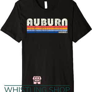 Auburn Vintage T Shirt 70s 80s Style