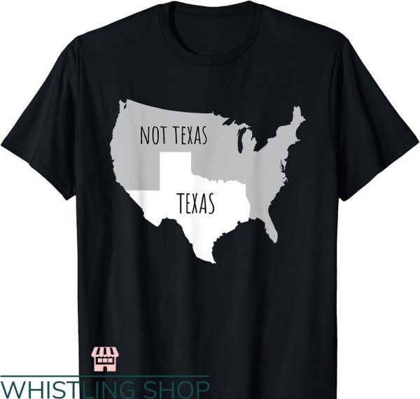 Austin Texas T-shirt America Map