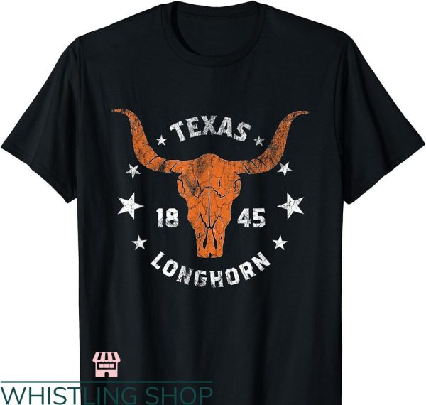 Austin Texas T-shirt Vintage Longhorn Cowboy