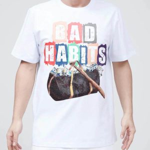Bad Habits T-shirt Much Money Bad Habits T-shirt
