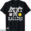 Baseball Aunt T-shirt Vintage Aunt Of Ballers T-shirt