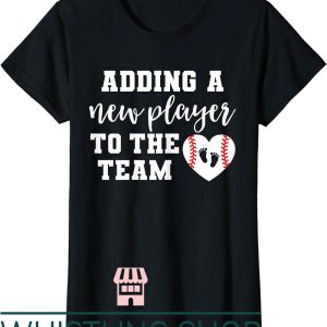 Baseball Maternity T-Shirt Pregnancy Announcement Spring