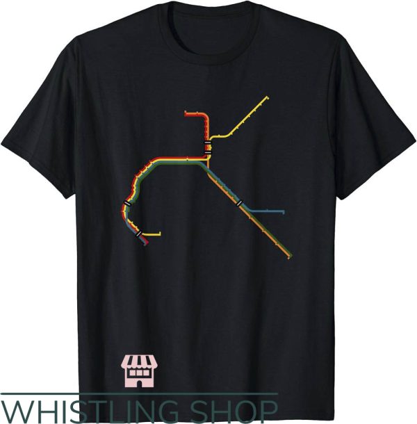 Bay Area T-Shirt Bay Area Train Shirt