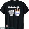 Beer Golf T-shirt Funny Golf Shirt My Bucket List Beer
