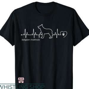 Belgian Malinois T-shirt Heartbeat