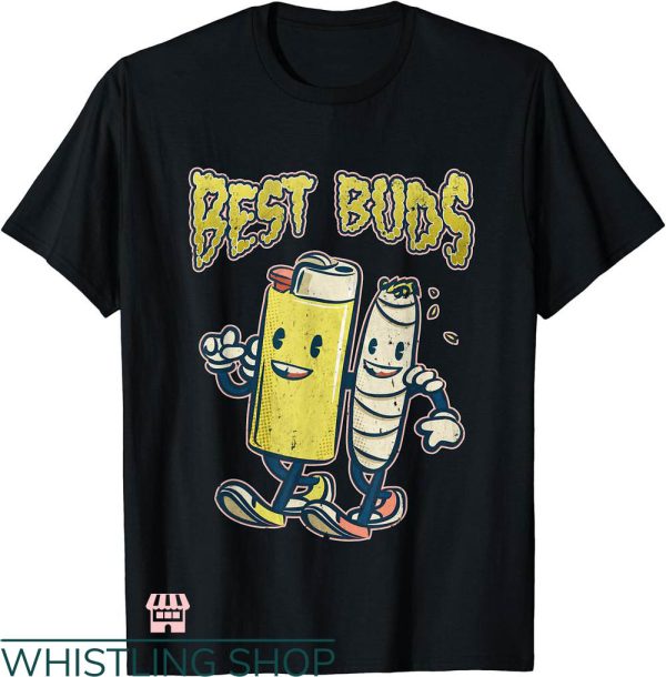 Best Buds T-shirt Best Buds Lighter Joint 420 Smoking Shirt