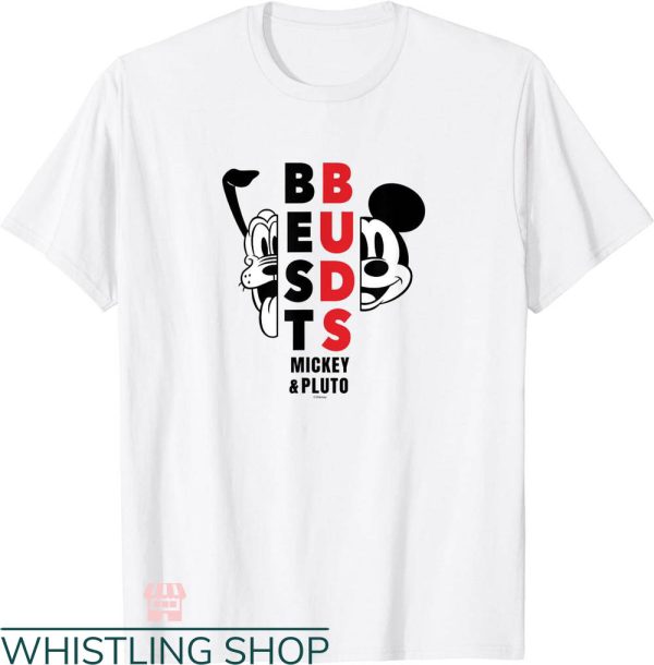 Best Buds T-shirt Best Buds Mickey & Pluto T-shirt