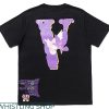 Big V T-shirt Big V Letter Purple