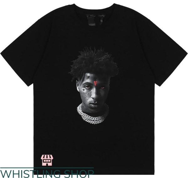 Big V T-shirt Black Hiphop Style