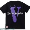 Big V T-shirt Palm Angels Purple