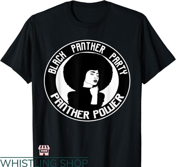 Black Panther Party T-shirt Black History Panther