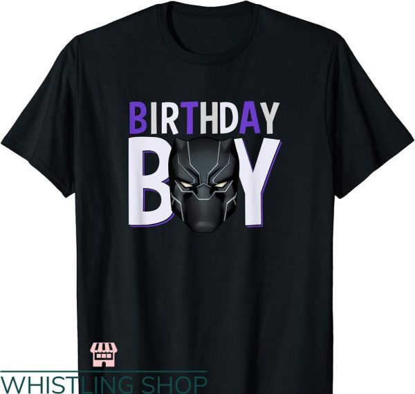 Black Panther Party T-shirt Black Panther Birthday Boy