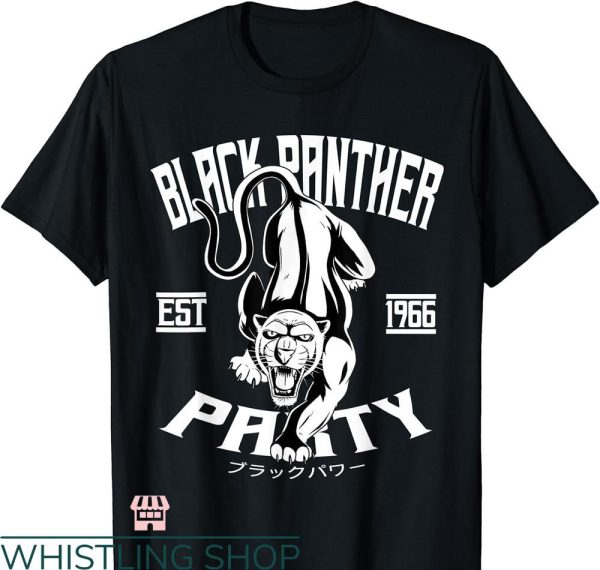 Black Panther Party T-shirt Black Power Panther Party