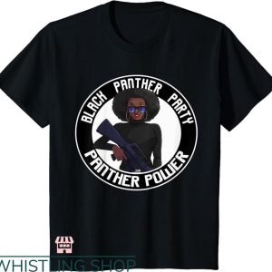 Black Panther Party T-shirt Panther Power