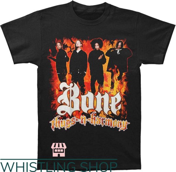 Bone Thugs T-Shirt Bone Thugs N Harmony Fire Shirt