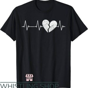 Broken Heart T-Shirt Heartbreak Pulse Heartbroken
