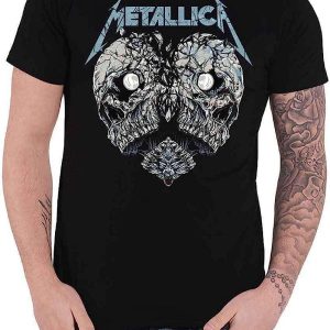 Broken Heart T-Shirt Metallica Broken Heart Skull