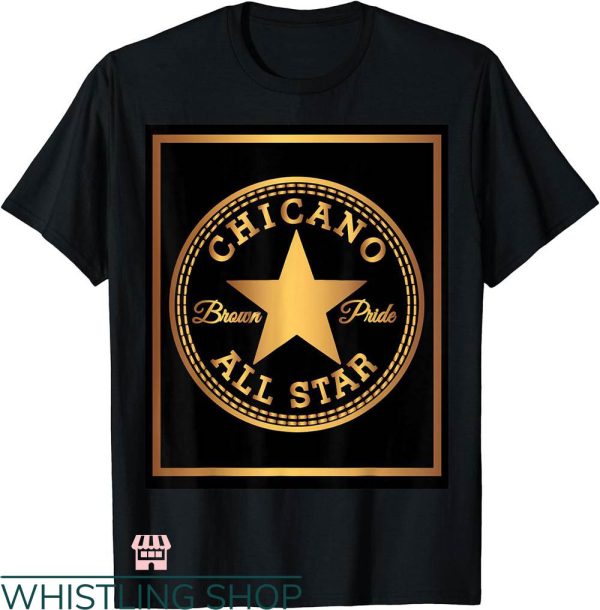 Brown Pride T-shirt Brown Pride Chicano Allstar T-shirt