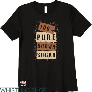 Brown Pride T-shirt Gold Pure Brown Sugar Melanin Pride