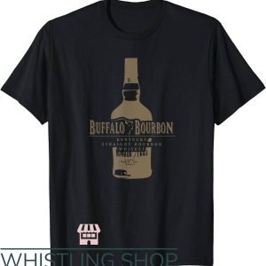 Buffalo Trace T-Shirt Buffalo Bourbon Whiskey Bottle