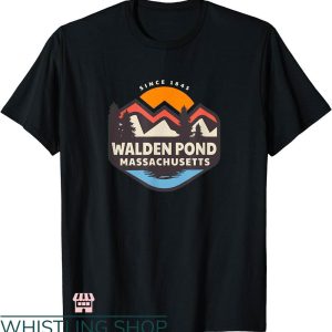 Camp Walden T-shirt Walden Pond Massachusetts Since 1845