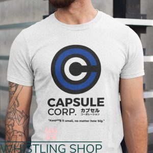 Capsule Corp T-Shirt Capsule Corp Dragonball Logo Trending
