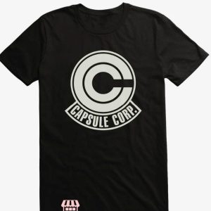 Capsule Corp T-Shirt Grey Logo Capsule T-Shirt Trending