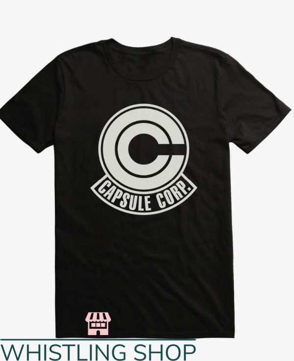 Capsule Corp T-Shirt Grey Logo Capsule T-Shirt Trending