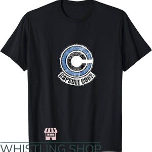 Capsule Corp T-Shirt Scratched Logo T-Shirt Trending