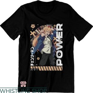 Chainsaw Man Power T-shirt Chainsaw Man Devil Anime T-shirt