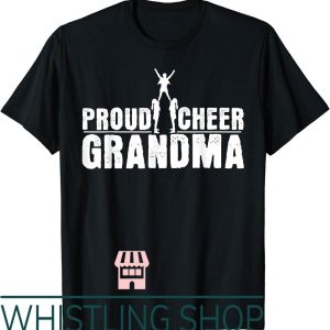Cheer Grandma T-Shirt Cheerleading Grandma Cheerleader