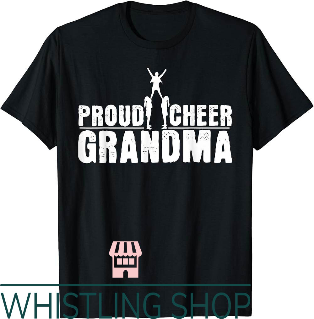 Cheer Grandma T Shirt Cheerleading Grandma Cheerleader